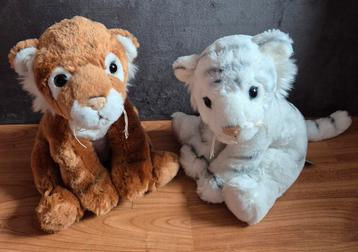 Set van 2 lieve tijger knuffels ravensden & fiësta ZGAN! beschikbaar voor biedingen