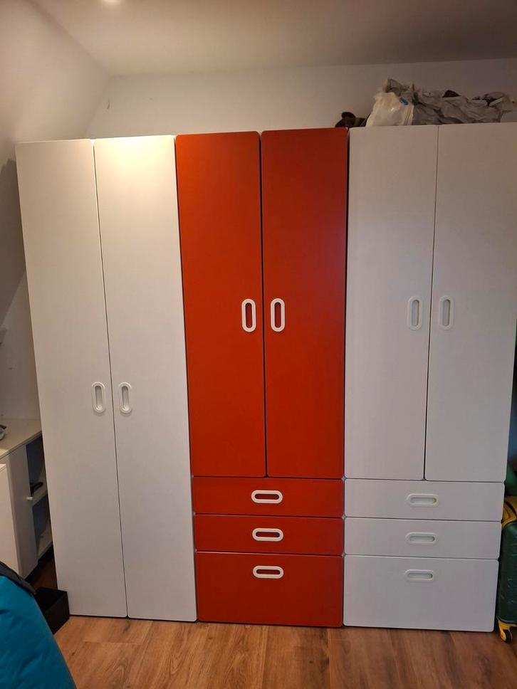3x Ikea Stuva kledingkasten - Kastenwand kinderkamer, Huis en Inrichting, Kasten | Kledingkasten, Zo goed als nieuw, 150 tot 200 cm