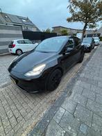 Ter overname lease contract Tesla Model Y 2023 Zwart, Auto's, Automaat, Achterwielaandrijving, Zwart, Zwart