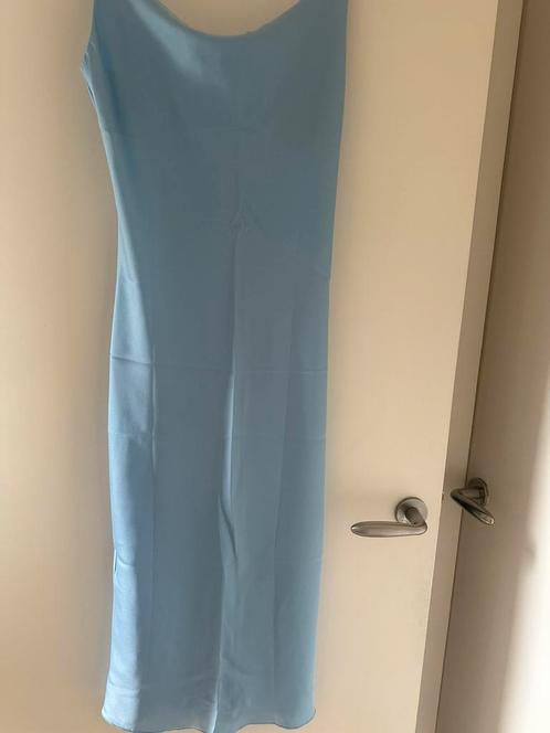 Eight paris drape dress maat S nieuw, Kleding | Dames, Jurken, Nieuw, Maat 38/40 (M), Blauw, Onder de knie, Verzenden