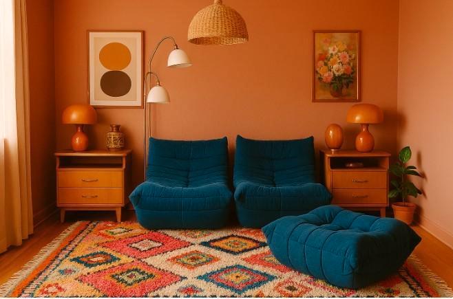 Midcentury nachtkastjes, Antiek en Kunst, Antiek | Meubels | Kasten, Ophalen of Verzenden