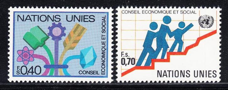 2833 – VN Geneve michel 94/95 postfris , Wetenschap en, Postzegels en Munten, Postzegels | Europa | Overig, Postfris, Overige landen