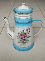 Japy koffiekan met filter, Antiek en Kunst, Antiek | Emaille, Ophalen of Verzenden