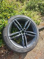 18 INCH Audi velgen 5x100 + banden Michelin 235/40R18, 235 mm, Banden en Velgen, Gebruikt, Personenwagen