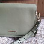Burkely Groene Leren Schoudertas, Sieraden, Tassen en Uiterlijk, Tassen | Damestassen, Ophalen of Verzenden, Gebruikt, Groen, Schoudertasje