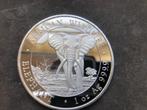 2025 Somalia - Elephant - 1 oz silver, Ophalen of Verzenden, Overige landen, Losse munt, Zilver