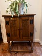 Vintage houten kastje, Ophalen of Verzenden, Zo goed als nieuw, Minder dan 45 cm, 55 tot 70 cm