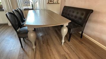 Houten Eettafel Landelijke Stijl - 210cm beschikbaar voor biedingen