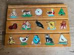 Leuke oude houten puzzel, Kinderen en Baby's, Speelgoed | Houten speelgoed, Ophalen of Verzenden, Gebruikt, Overige typen
