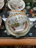 Servies Royal Albert Silver Birch Chelsea Bird kop schotels, Ophalen of Verzenden