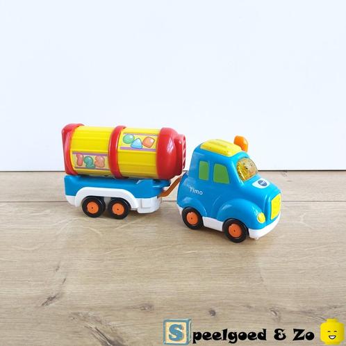 🚛 Vtech Toet Toet Timo Tankwagen met aanhanger, Kinderen en Baby's, Speelgoed | Vtech, Gebruikt, 2 tot 4 jaar, Ophalen of Verzenden