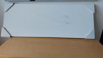 Schildersdoek met schets - 90x34 cm beschikbaar voor biedingen