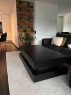 Richmind Salontafel Oakura Eikenhout, kleur Zwart, Huis en Inrichting, Tafels | Salontafels, Ophalen, 100 tot 150 cm, Eikenhout
