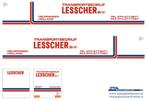 Vrachtauto decal 1:50 Lesscher Deurningen ( trailer ) type 1, Verzenden, Nieuw, Bus of Vrachtwagen, Overige merken