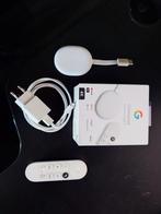 Google Chromecast with GoogleTV 4K, Audio, Tv en Foto, Mediaspelers, Ophalen of Verzenden, Zo goed als nieuw, HDMI, Zonder harde schijf