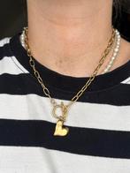Retro ketting met hanger anna + nina vintage goudkleurig, Met hanger, Nieuw, Ophalen of Verzenden, Goud