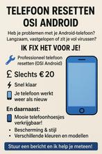 Telefoon resetten osi android, Telecommunicatie, Prepaidkaarten en Simkaarten, Ophalen of Verzenden, Zo goed als nieuw, Overige providers