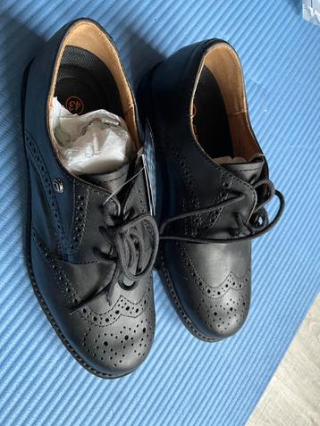 Nieuwe Zwarte Safety Schoenen Maat 43 Leer beschikbaar voor biedingen