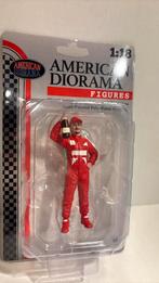 Figuur f1 Ferrari American diorama 1.18, Hobby en Vrije tijd, Modelauto's | 1:18, Overige merken, ., Ophalen of Verzenden, Zo goed als nieuw