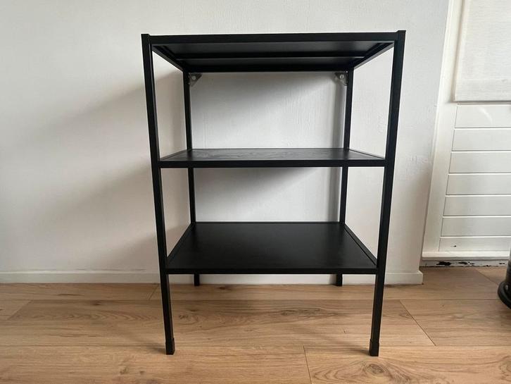 Ikea Enhet stellingkastje zwart metaal, Huis en Inrichting, Kasten | Stellingkasten, Zo goed als nieuw, Ophalen