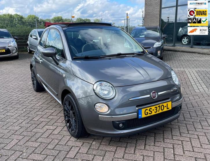 Fiat 500 C 0.9 TwinAir Turbo Lounge, 79PK, 2E EIG AFK, GEEN, Auto's, Fiat, Bedrijf, Te koop, 500C, ABS, Airbags, Airconditioning