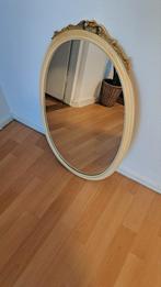 Mooie ( Brocante) spiegel 90 x 58 cm, Huis en Inrichting, Woonaccessoires | Spiegels, Ophalen, Gebruikt, Minder dan 100 cm, Ovaal