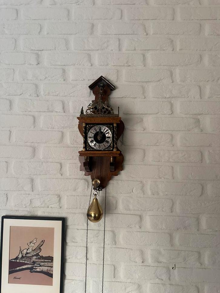 J.W.A. Wuba zaanse wandklok, Antiek en Kunst, Antiek | Klokken, Ophalen