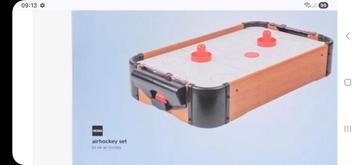 Nieuw in doos! Airhockeyset beschikbaar voor biedingen