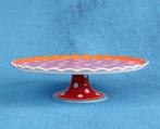 Oilily taartplateau, Huis en Inrichting, Keuken | Servies, Ophalen, Overige typen, Zo goed als nieuw, Overige stijlen