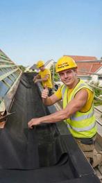 Zelfklevende EPDM Rubberfolie € 12,50m² excl., Ophalen, Overige materialen, Zwart, Nieuw