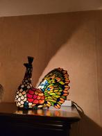 Prachtige Tiffany Pauw Lamp, Ophalen, Tiffany, Minder dan 100 cm, Glas