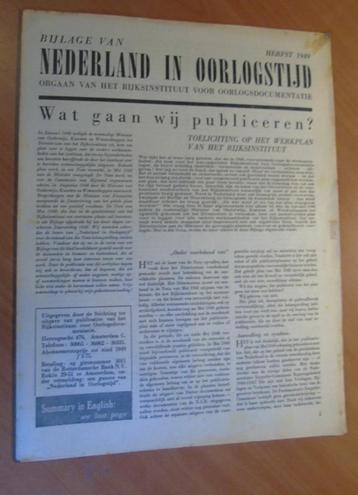 Nederland in Oorlogstijd. Bijlage herfst 1949 beschikbaar voor biedingen