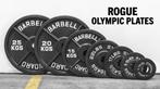 Rogue olympic plates, Sport en Fitness, Halterschijven, Gebruikt, Ophalen of Verzenden, Rug