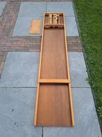 200 cm Sjoelbak met 30 sjoelschijven, Ophalen of Verzenden, Zo goed als nieuw