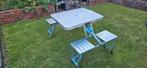 Campingtafel met zitjes - compact, Ophalen of Verzenden, Gebruikt, Campingtafel