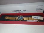 Nieuw Mondaine Herenhorloge met Doos en Prijskaart, Staal, Polshorloge, Nieuw, Ophalen