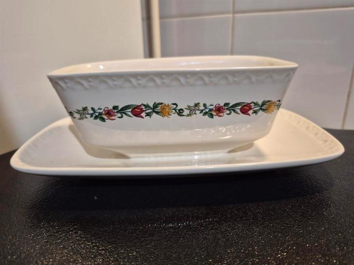 Villeroy & Boch Serveerschaal met Bloemendecor, Huis en Inrichting, Keuken | Servies, Gebruikt, Schaal of Schalen, Overige stijlen