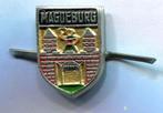 Magdeburg wapen blik klemmetje ( T_054 ), Verzamelen, Speldjes, Pins en Buttons, Verzenden, Nieuw, Stad of Land, Speldje of Pin