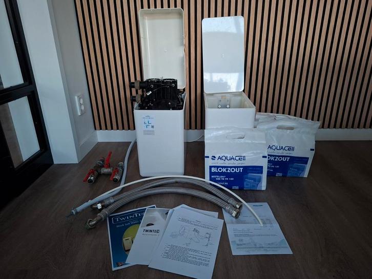 Aquacell Twin Tec XL2 waterontharder met bypass, zout enz, Witgoed en Apparatuur, Waterontharders, Gebruikt, Waterontharder met zout