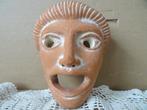 Curiosa Grieks masker vintage Grieks aardewerk masker 14cm, Ophalen of Verzenden