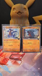 Cynthia's Gabite #103 & Gible #102 Pokemon Destined Rivals, Ophalen of Verzenden, Nieuw, Meerdere kaarten, Foil