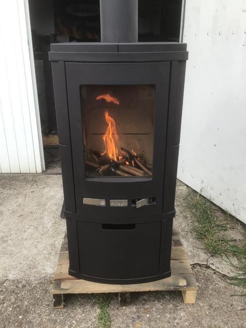 Houtkachel speksteen altech torus depot black.., Huis en Inrichting, Kachels, Gebruikt, Houtkachel, Hout, Ophalen