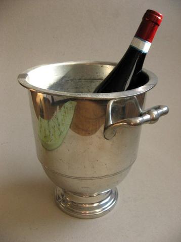 Zware zilvertin wijn koeler, ijs emmer, Meeuws pewter beschikbaar voor biedingen