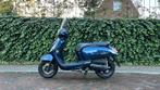 Sym Fiddle 3 blauw incl beenkleed, helm, Fietsen en Brommers, Maximaal 25 km/u, Benzine, Gebruikt, 49 cc