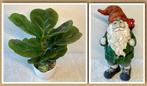 Plant kunst en kabouter, Ophalen of Verzenden, Zo goed als nieuw