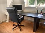 Desk / desk (IKEA MALM) + desk chair / office chair (IKEA M, Ophalen, Gebruikt, Bureau