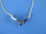 Moderne Zilveren KETTING, Verzenden, Zilver, Zilver