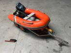 Mini model! Highfield RIB,electro motor en Van Claes trailer, Watersport en Boten, Aluminium, Gebruikt, Elektrisch, Minder dan 70 pk