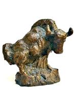 Bronzen Wisent Beeld - Expressionistisch & Gesigneerd, Verzenden