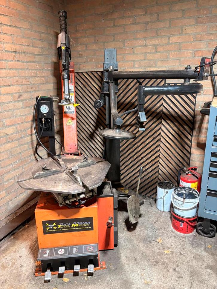 Bandenapparaat Demontage Apparaat 230V met Hulparmen, Auto diversen, Autogereedschap, Gebruikt, Ophalen